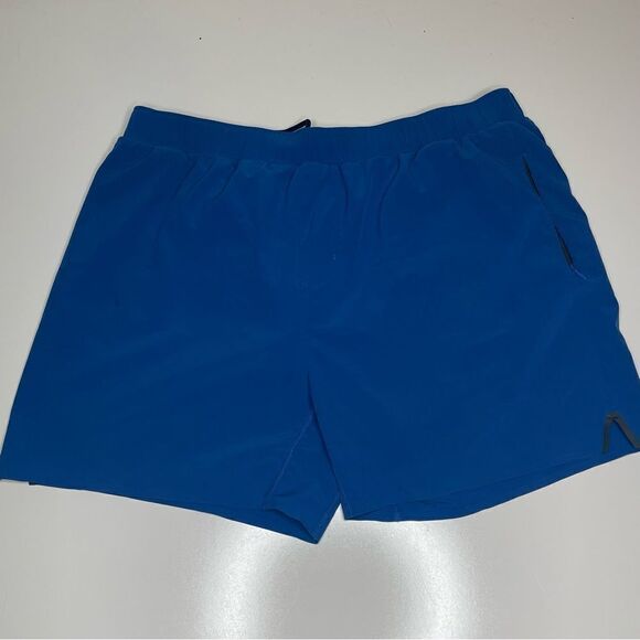 Rhone Pacific Blue Athleisure wear Shorts in Size XL with Liner - Picture 6 of 10
